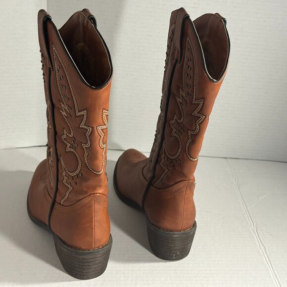 Women's Size 7.5 Brown Boots New - Picture 8 of 15
